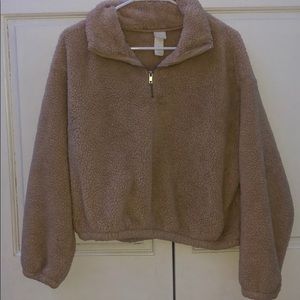 H&M tan sherpa